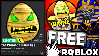 FREE UGC LIMITED EVENT! HOW TO GET The Pharaoh’s Curse Egg! (ROBLOX UGC EGG HUNT 2023)