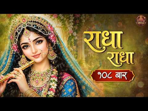Shri Radha Shri Radha Naam Jap 108 Times | श्री राधा श्री राधा नाम जप | Radha Dhun | Radha Jap