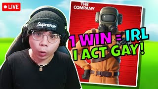 1 WIN = I ACT GAY IRL! GETTING CROWN WINS WITH VIEWERS! #shorts #fortnitelive