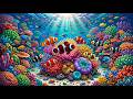 Deep Sea Relaxation Music with Tropical Fish 🐠 Calming Aquarium Ambience 4K