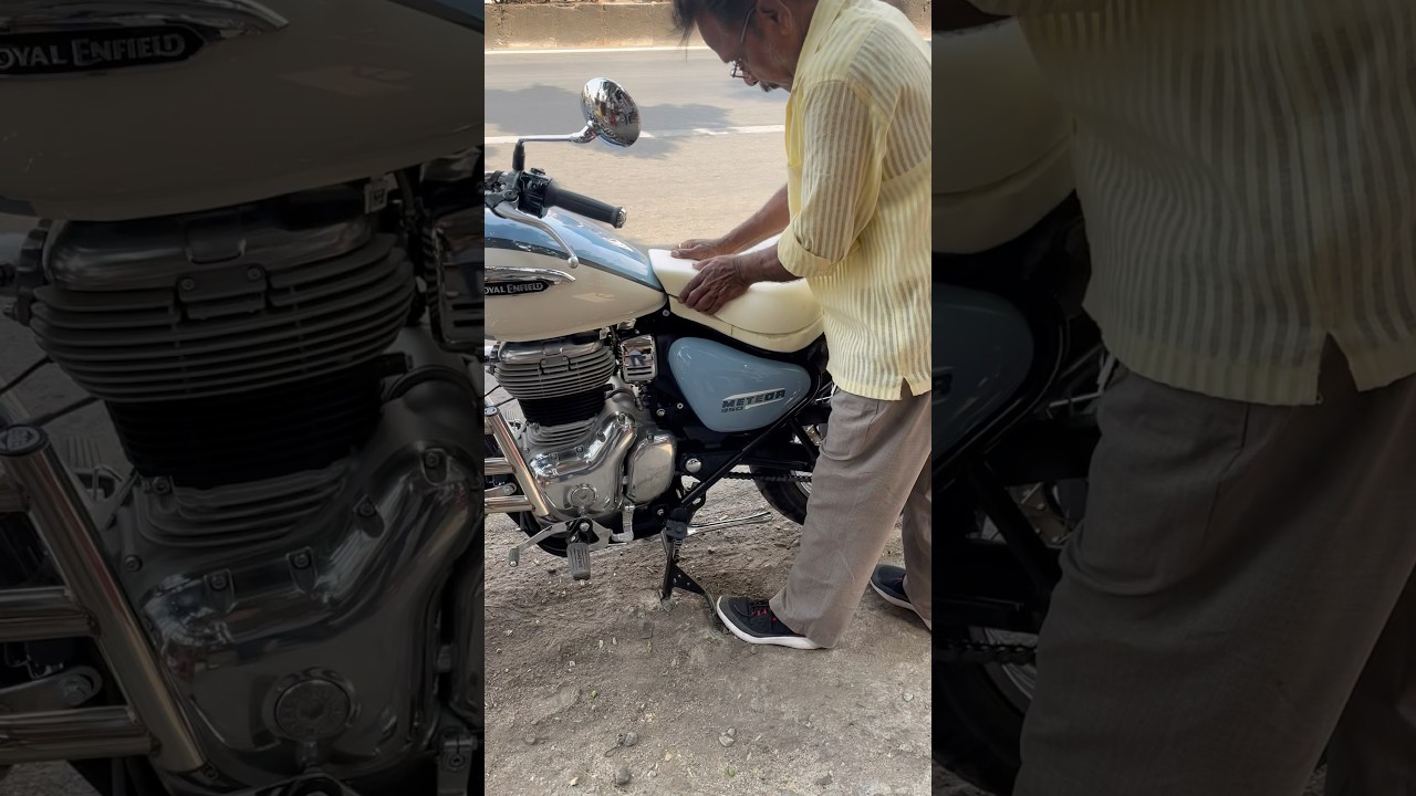 Royal Enfield meteor 350 seat modification 