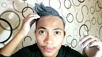 Mewarnai Rambut Warna Biru Tanpa Bleaching  Gambar 