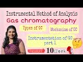 Gas Chromatography Advantages, Mechanism &amp; Instrumentation(Carrier Gas, Flow Meters, Sampling) 