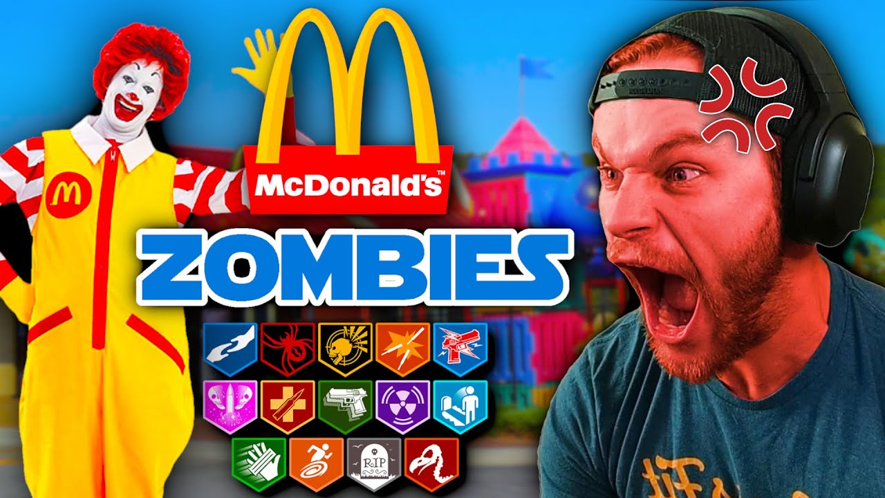 This MCDONALDS Challenge Map Drove Me INSANE (Black Ops 3 Zombies ...