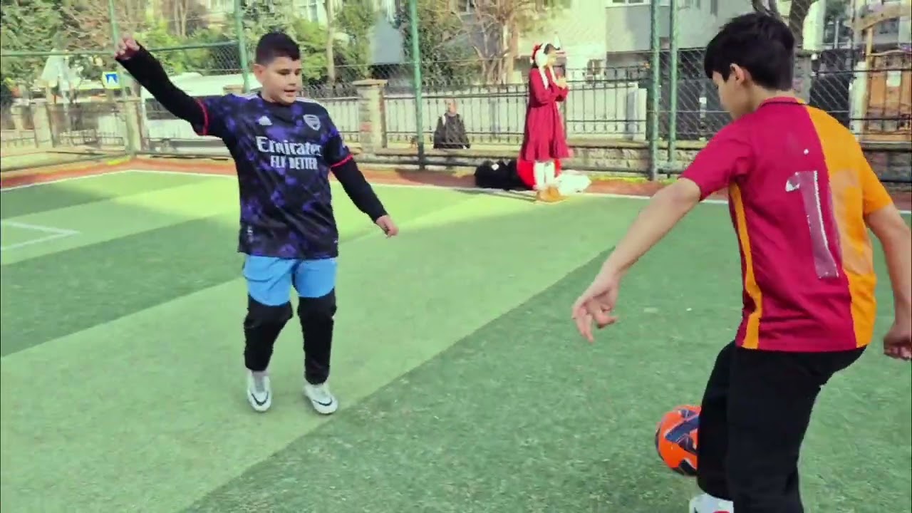 TEK KALE MAÇ YAPTIK ✋️☺️🔔👈💙🤏🥰🥳👍🥅⚽️👍🤗