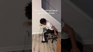 your butt itching in class so you gotta pull this move