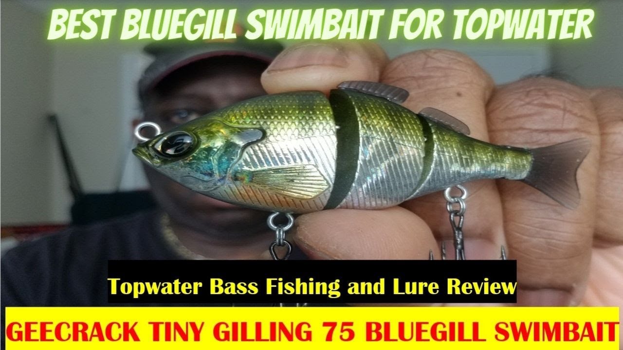 Bass Fishing Bluegill Swimbait  | GEECRACK TINY GILLING 75