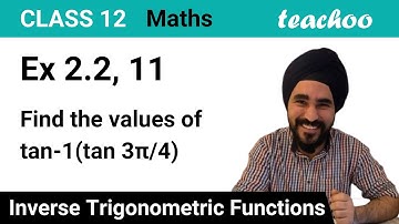 Ex 2.2, 11 - Find tan-1(tan 3pi/4) - Chapter 2 Class 12 Inverse - Teachoo