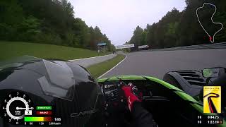 High speed spin at over 200 kph in a Radical SR3