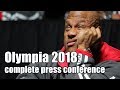 Mr. Olympia 2018: complete press conference in HD
