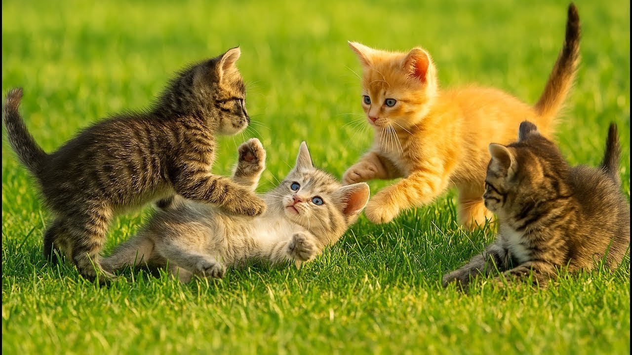 You’ll Love Watching These Cute Cats Play All Day 🐱