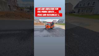 ROLL IT OUT!! #paving #asphalt #oddlysatisfying #shorts #satisfying #explore #fyp #short #asphalt