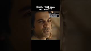😭😥Bhai tu NEET dega next year?#neetresult2024 #neetreexam #neetresultscam #memes#studentmotivation
