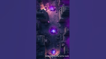 D&D | Violet Skull Vaults Part 1 No Grid | Animated Battle Maps