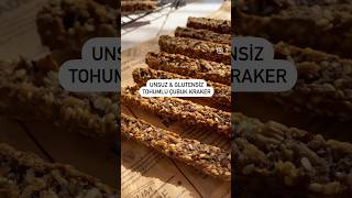 Unsuz Glutensiz Tohum Kraker #glutensiz #glutenfree #youtubeshorts #recipe #tarif #kraker