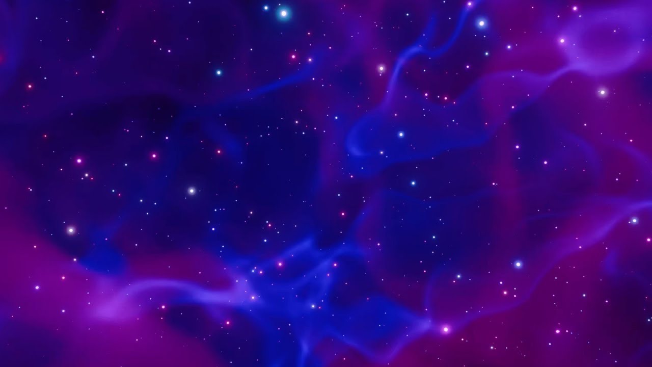 Neon Nebula Drift 🌌 4K Silent Visuals | Glowing Cosmic Backdrop for TV & Meditation(No Audio)