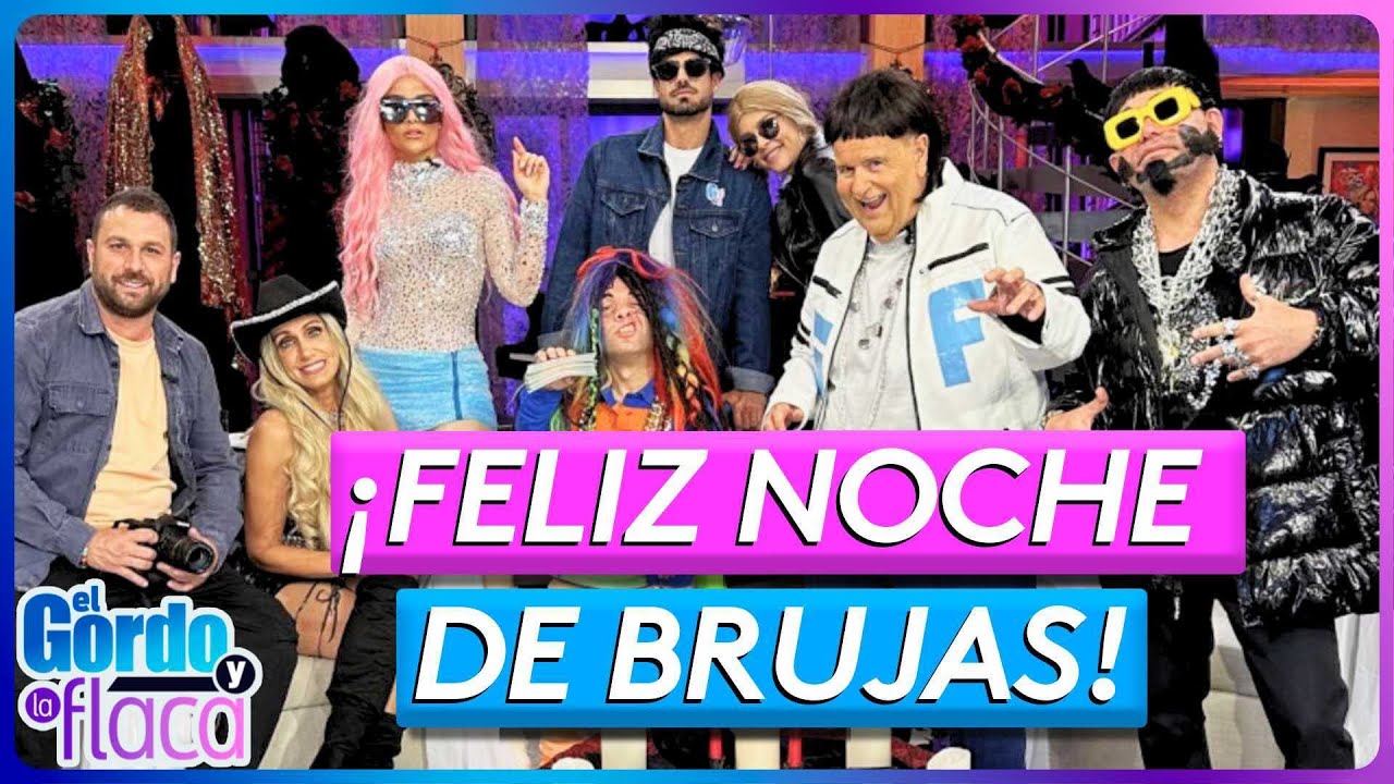 Shakira, Karol G, Anuel AA, Peso Pluma y Tekashi se reunieron este Halloween | El Gordo y La Flaca