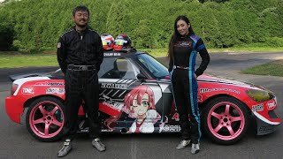 Nanami Tsukamoto tried out the D1 car! Part 2: S2000 - YouTube