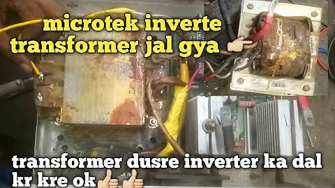 microtek inverter 600EB transformer jal gya change kre#inverter #microtek #india #charging#viral