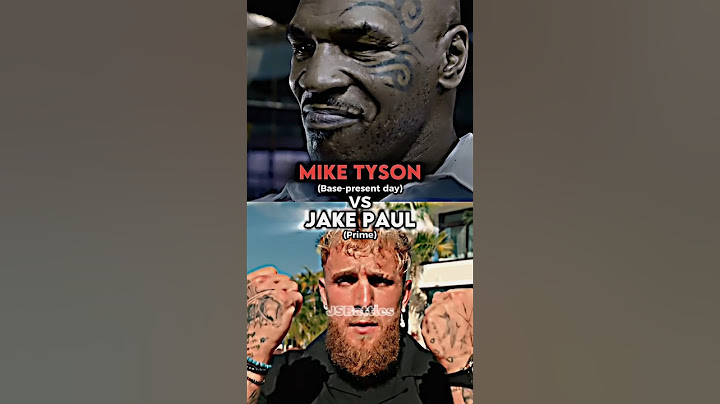 Mike Tyson vs Jake Paul