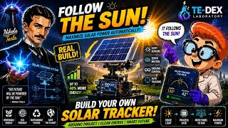 ☀️ Build a Solar Tracking System | Increase Solar Panel Efficiency with Arduino!@TE-DEXLaboratory 