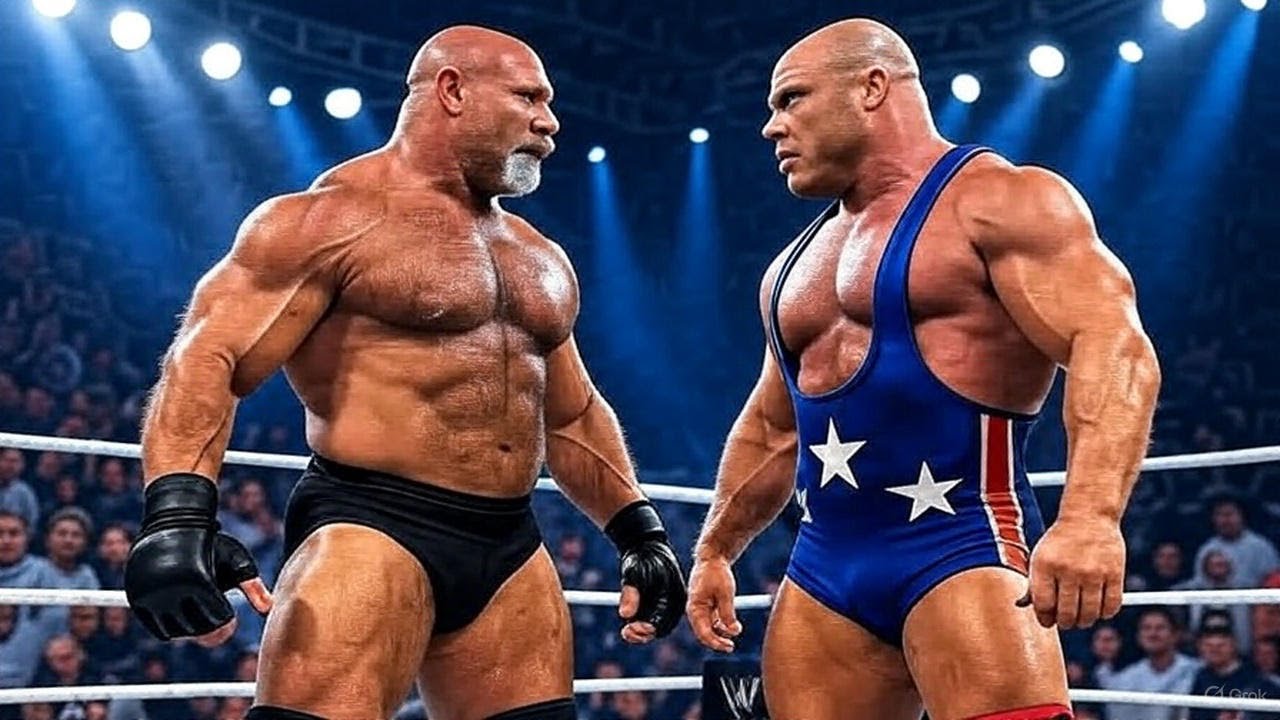 WWE 2K25 — Голдберг против Курта Энгла — ПОЛНЫЙ МАТЧ: WWE 12 октября 2025 г.