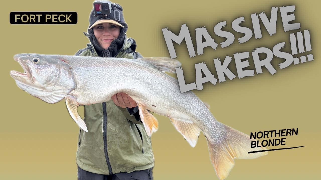 Catching Lake Trout With a Blonde | Fort Peck, MT