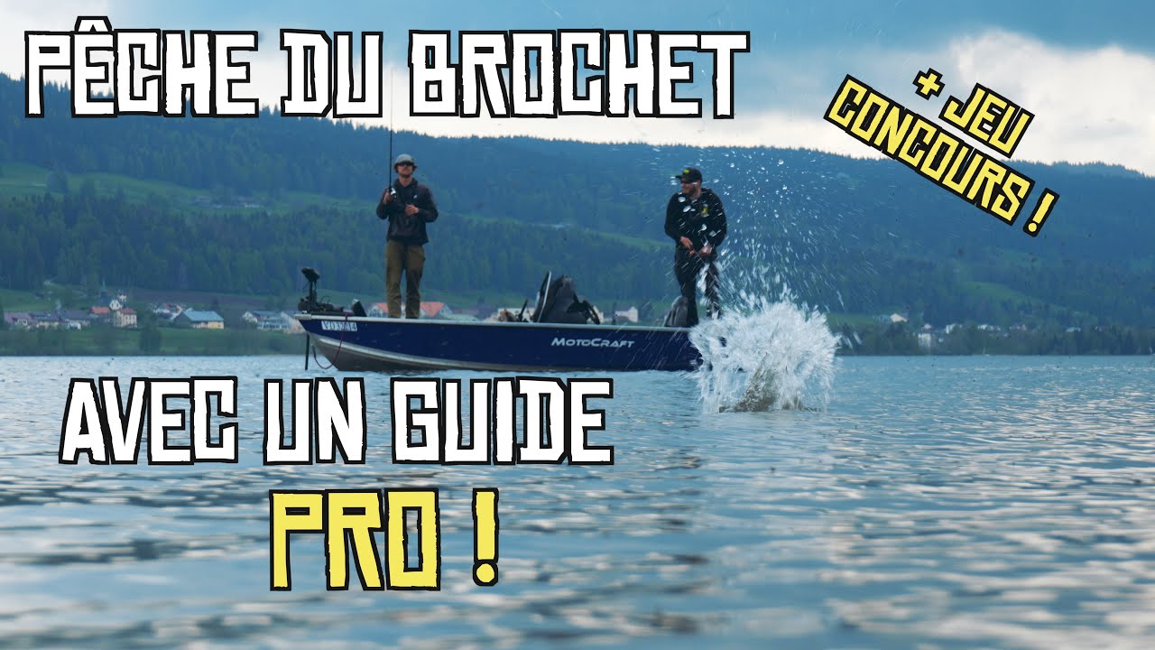 Pêcher le BROCHET avec les conseils d'un GUIDE PRO au Lac de Joux en