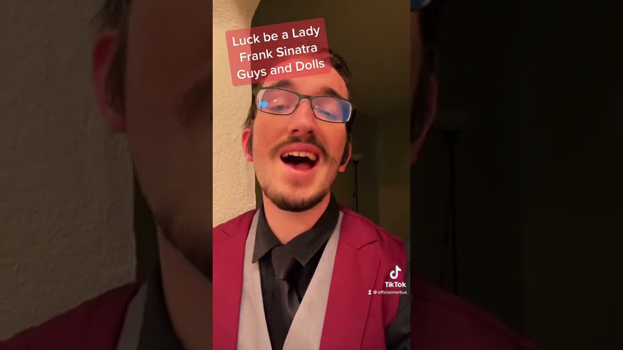 Luck be a Lady - Frank Sinatra #shorts #sing #tenor #franksinatra #guysanddolls
