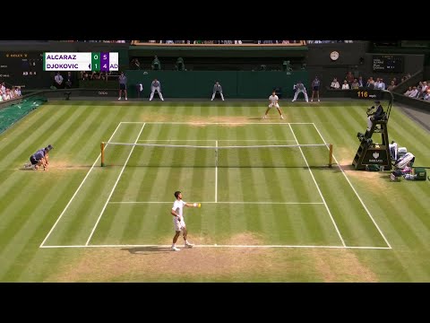 Not too bad 😅 Novak Djokovic wins incredible point with lightning movement | Wimbledon 2023