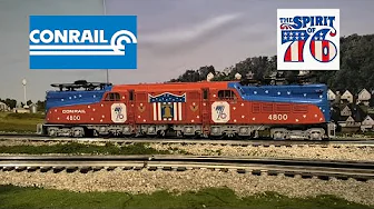 Lionel Conrail Bicentennial GG1 In Depth GG1 4800 History O Gauge