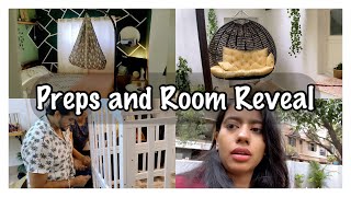 How we Transformed Our Room for the Baby and Set up the crib and cradle