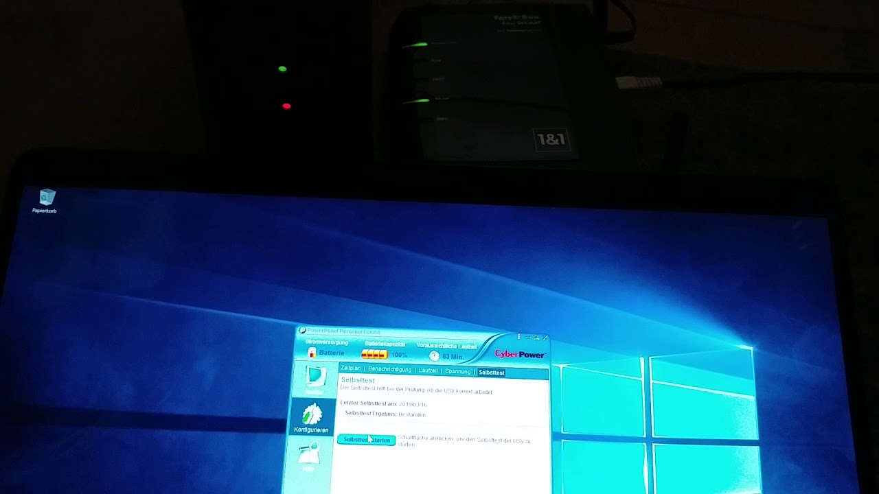 UPS CyberPower UT400EG failure after self test example 4 YouTube