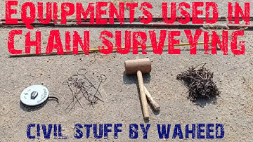 EQUIPMENTS USED IN CHAIN SURVEYING II WAHEED SIR II SRRS GPT II CIVIL STUFF BY WAHEED