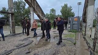 Pamje Me Dron, Lumi Vjosa Në Pikë Kritike Pasi Rrezikon Të Dalë Nga Shtrati