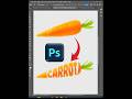 How to add text to a Carrot with  Adobe Photoshop  #adobephotoshop #photoshoptutorial #psphotoshop