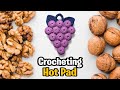 Easy crochet hot pad creative crocheting with walnut shell