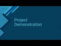 CSE 499B|| Project Demonstration|| Team SPARTAN