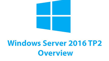 Windows Server 2016 TP2 GUI Overview