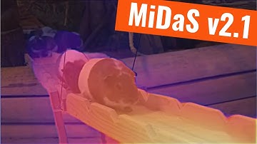 Midas small 2.1 TFLite monocular depth estimation