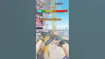 😳Lowest vs highest float in CS2 #avanmarket  #cs2 #cs2skins #counterstrike