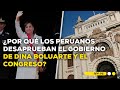 Bajos niveles de aprobacin del gobierno de dina boluarte y el congreso