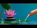 Soothing Piano Music &amp; Bamboo Water Flow 🌿 Peaceful Nature Ambience for Deep Meditation &amp; Calm Mind