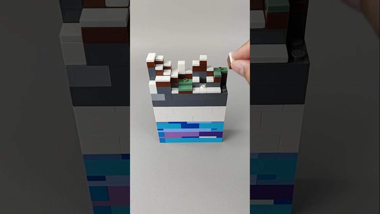 live789 Cẩm Phả🦄đăng ký Lego build Minecraft micro worlds on 12-slot pen holder (1) lego legobuild shorts BrickBoom