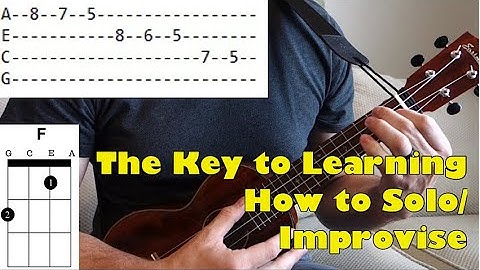 7 Major Scales- Beginners Ukulele Lesson w/ pdf TAB