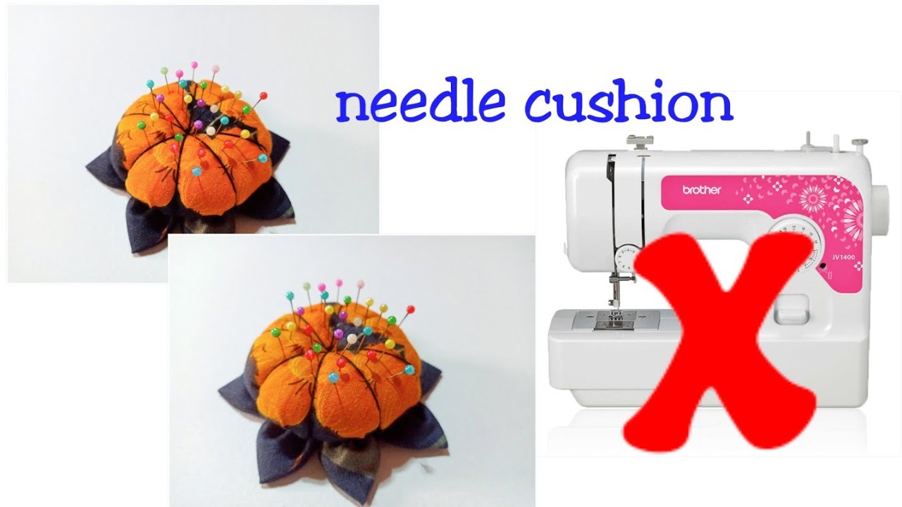how to make pincushion hand sew, very easy DIY pin cushion YouTube