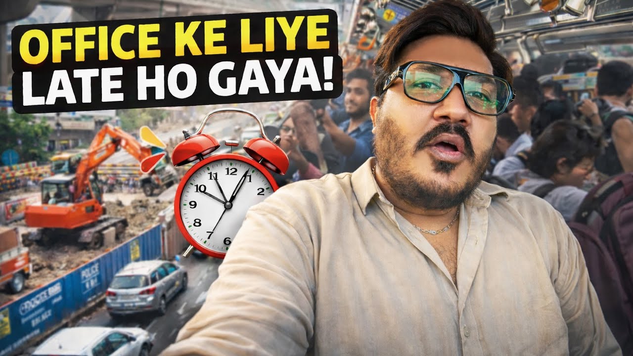 OFFICE KE LIYE LATE HO GAYA? | Mumbai Travel Vlog 2026
