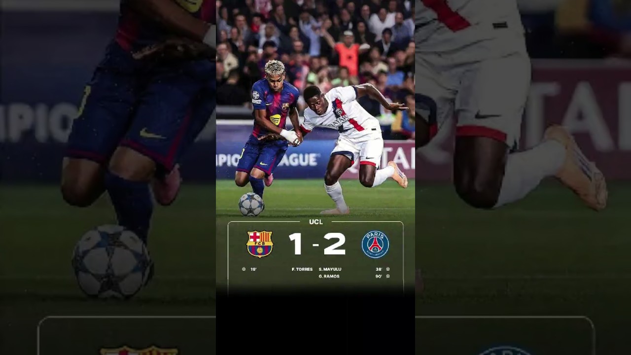 FC Barcelona 1-2 PSG 😱🔥 | UEFA Champions League 2025/26 