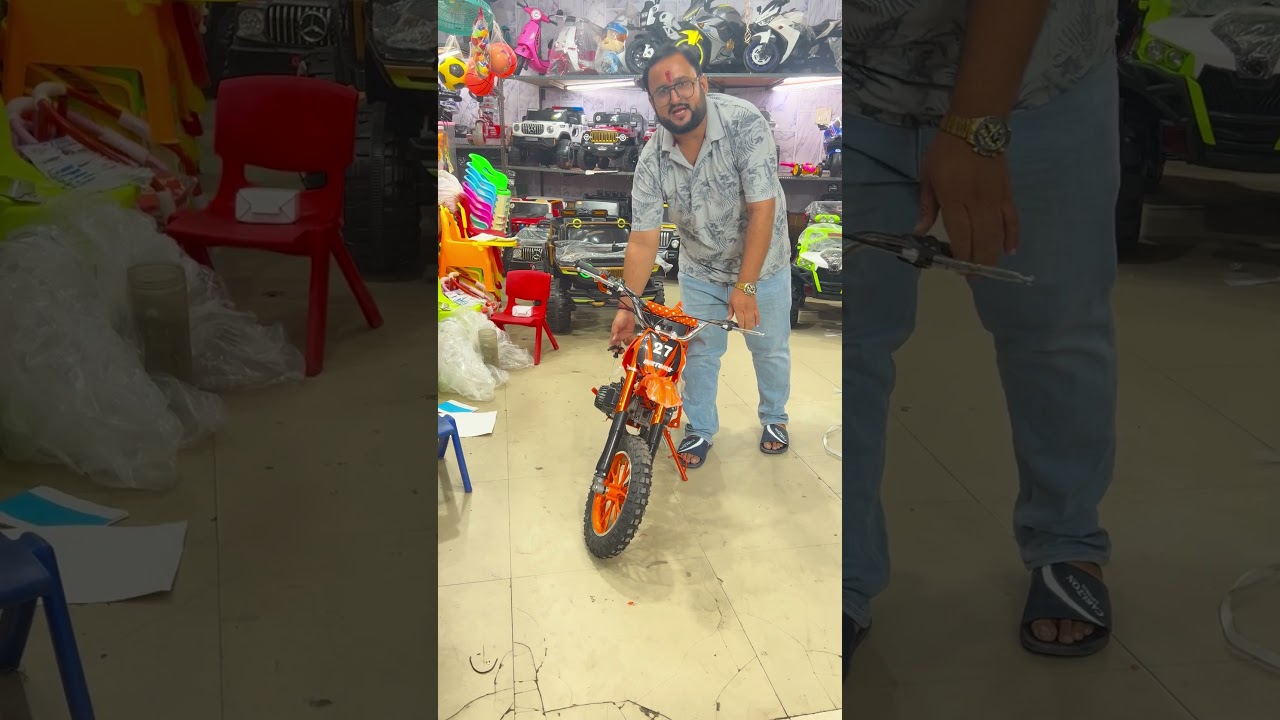 Mini Dirt Bike Goes BRR! 