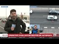 Operativo en Renca para evitar delitos en autopista: conductora ocultaba datos de patente con barro
